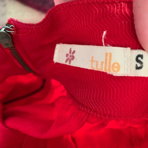 TULLE Red Dress - Picture 8 of 8